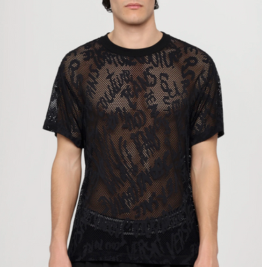 Playera Versace Jeans Couture para Hombre Negra